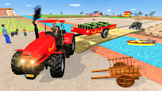 現代のトラクター農業シミュレーター：脱穀機ゲームのおすすめ画像4