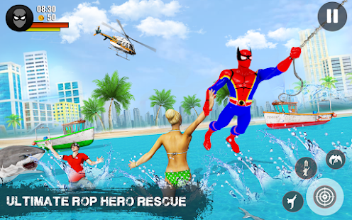 Spider Rope Hero: Flying Superhero Robot Games screenshots 7