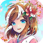 Cover Image of Herunterladen Anime Coloring Book, Offline Paint by Number 1.0.2 APK