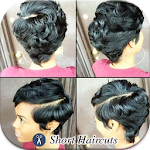 Cover Image of Télécharger Short Black Women Haircuts 7.0 APK
