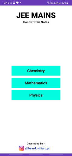 JEE Mains Handwritten Notes Screen 2