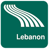 Lebanon Map offline icon