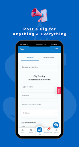 Android application Starjobs screenshort