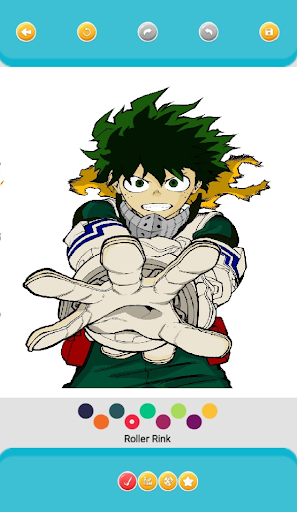 Midoria Izuku Deku Coloring
