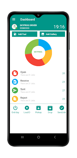 Skyfrog Driver Screen 2
