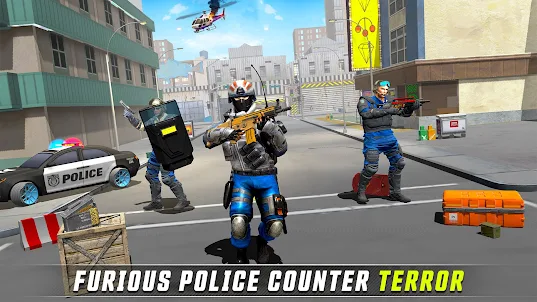 Police Shootout: 警察ゲーム 日本版 ゲーム