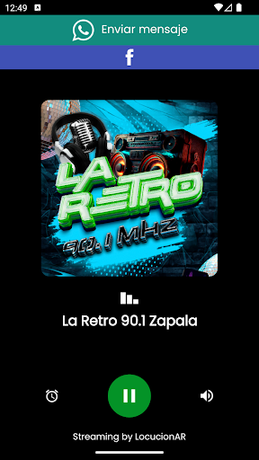 Android application La Retro 90.1 Zapala screenshort