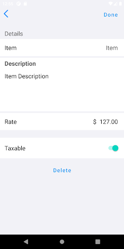 Job Quote Maker, Invoice plus Screen 2