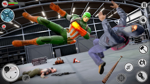 Captura de Pantalla 3 Rope Captain Superhero Fight android
