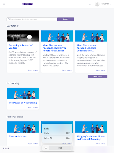 10Eighty coaching platform