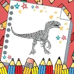 Cover Image of Download Velociraptor Mandala Coloring  APK