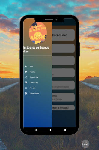 Android application Imágenes de Buenos Dias screenshort