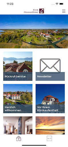 Android application Klinik ChiemseeWinkel Seebruck screenshort