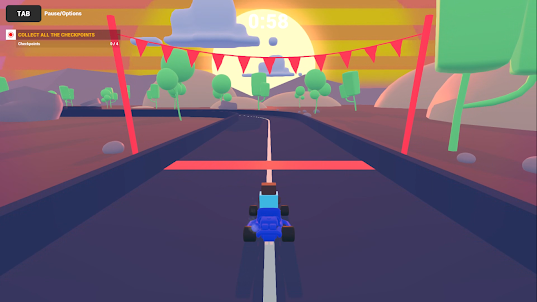 Mine Kart. Pixel Racing