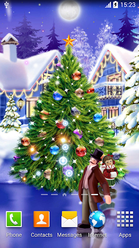 Android application Christmas Rink Live Wallpaper screenshort