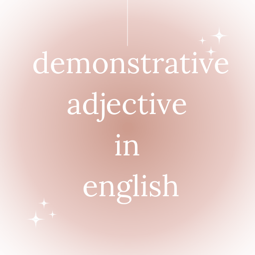 demonstrative adjective logo