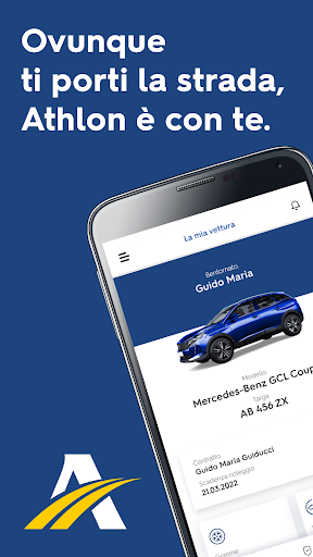 Android application MyAthlon screenshort