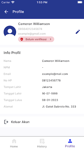 PAF FTUI Screen 3