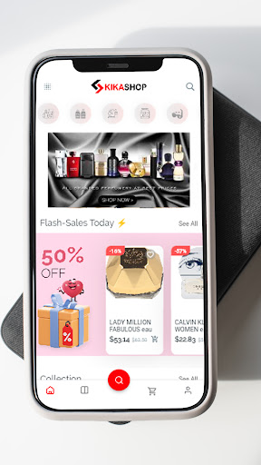 Android application KikaShop screenshort