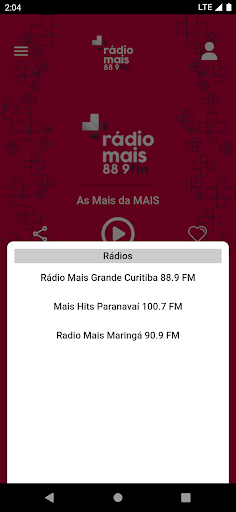 Rádio Mais Digital Screen 3