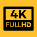 4K Video Player Icon