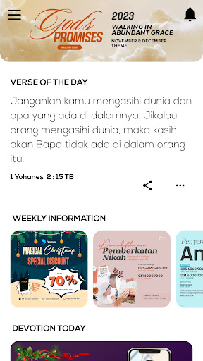 myGMS - Gereja Mawar Sharon Screen 2