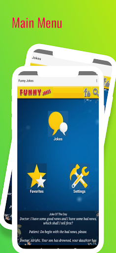 Android application Funny Jokes screenshort
