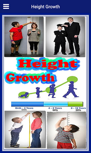 Android application Height Growth screenshort