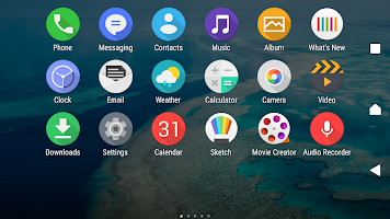 Xperia Theme Oceanic Blue