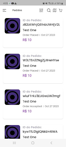 Android application FindUp Consumidor screenshort