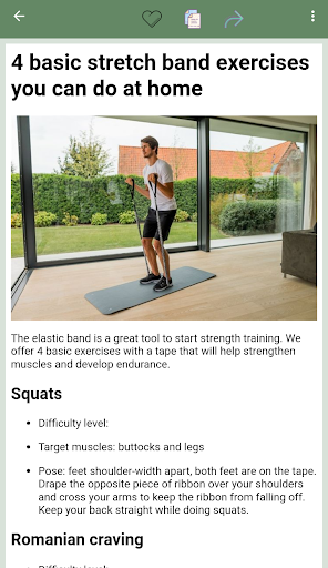 Fitness workout at home Screen 3
