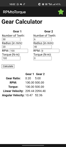 RPMtoTorque Screen 3