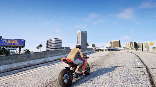 Android application Real Bike Wheelie Moto Rider 5 screenshort