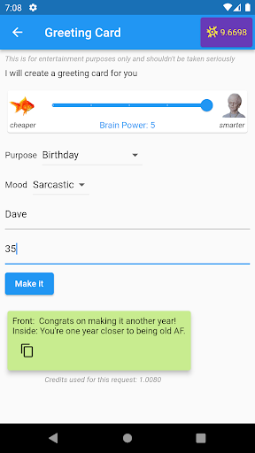 App preview