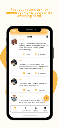 Android application Positivity: Spread Love screenshort