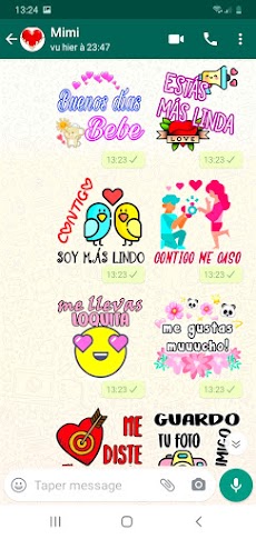 Stickers de amor y Piropos para WhatsApp  GIFのおすすめ画像5