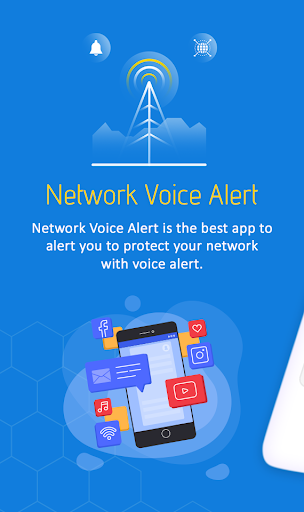 Android application Network Voice Alert! - Network screenshort