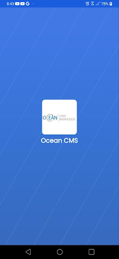 Android application O-CMS screenshort