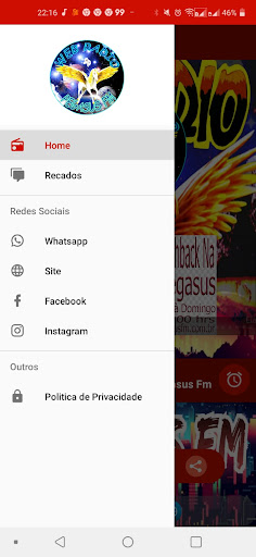 Radio Web Pegasus Fm Screen 2
