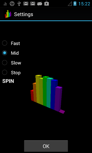 3D Spectrum Analyzer LWP Screen 2