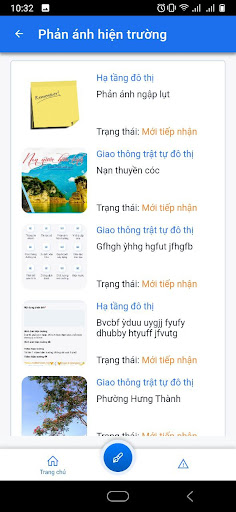 Phản ánh - kiến nghị Screen 2