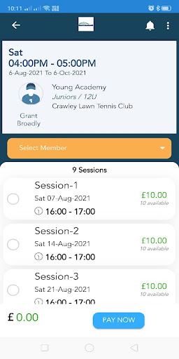 Crawley Lawn Tennis Club Screen 3