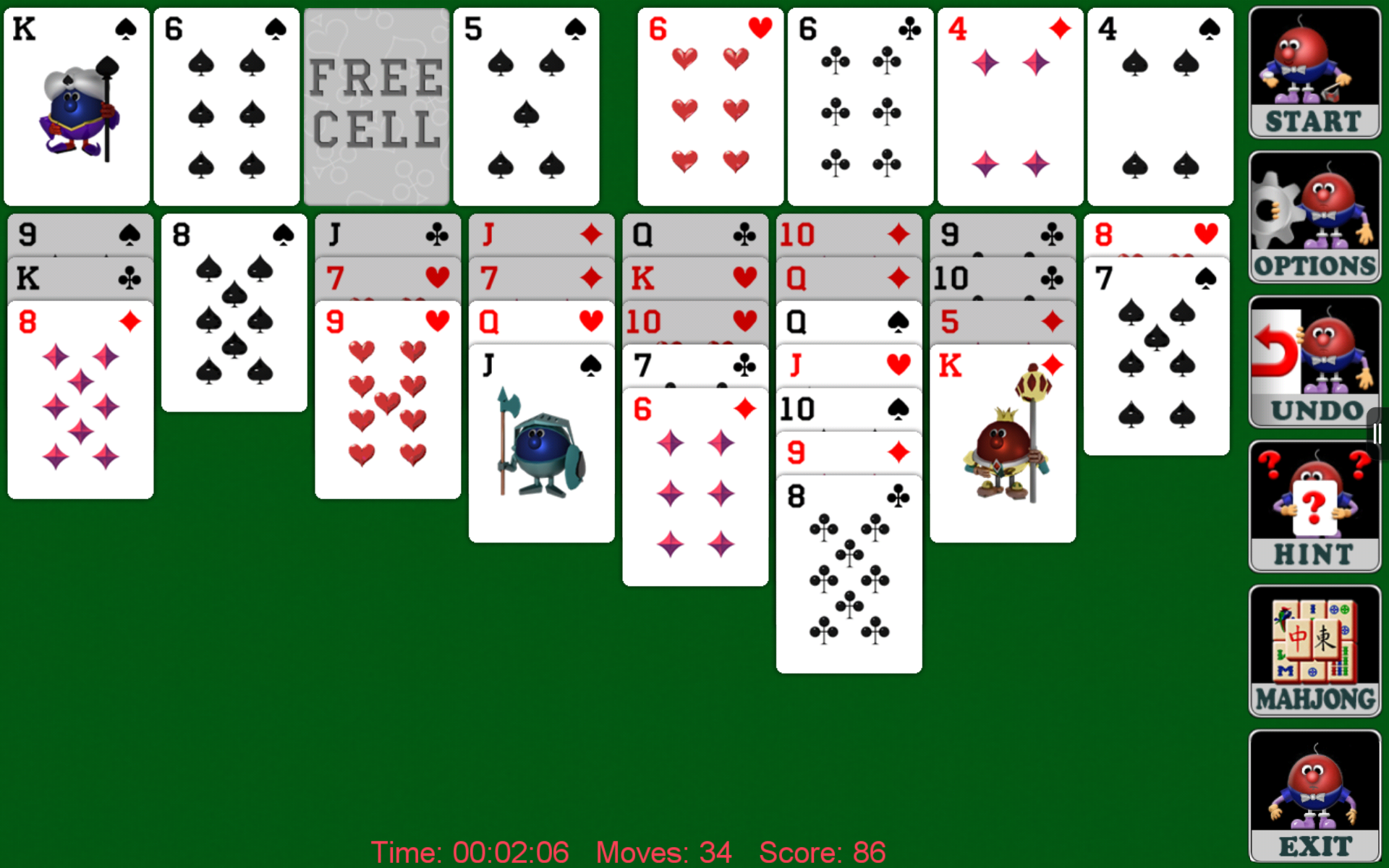 Android application Freecell Solitaire (Full) screenshort
