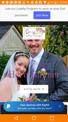 Android application Green Thumb Floral Boutique screenshort