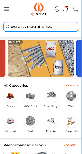 Android application OInstant screenshort