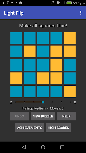 Android application Light Flip screenshort
