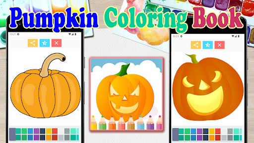 Pumpkin Coloring Book