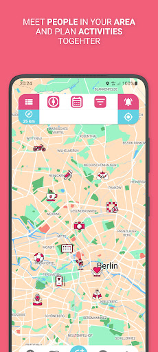 Android application Qiuu - Activities & Friends screenshort