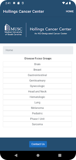 Hollings Clinical Trials Screen 2