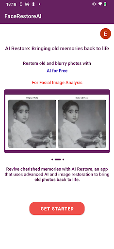 FaceRestore AI Screen 2